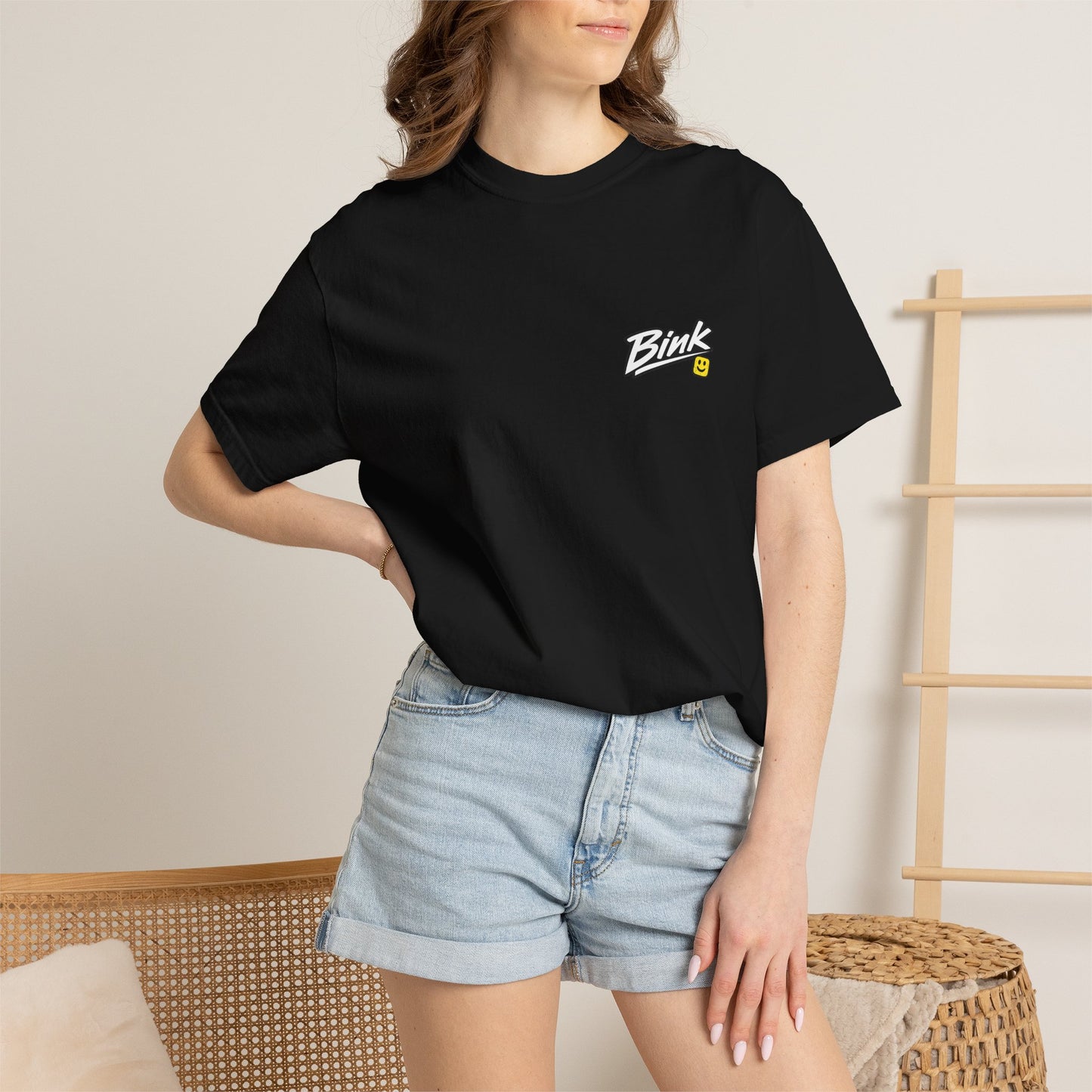 Bink Breaks T-Shirt — 'Bink Breaks' Retro Building Brick Design