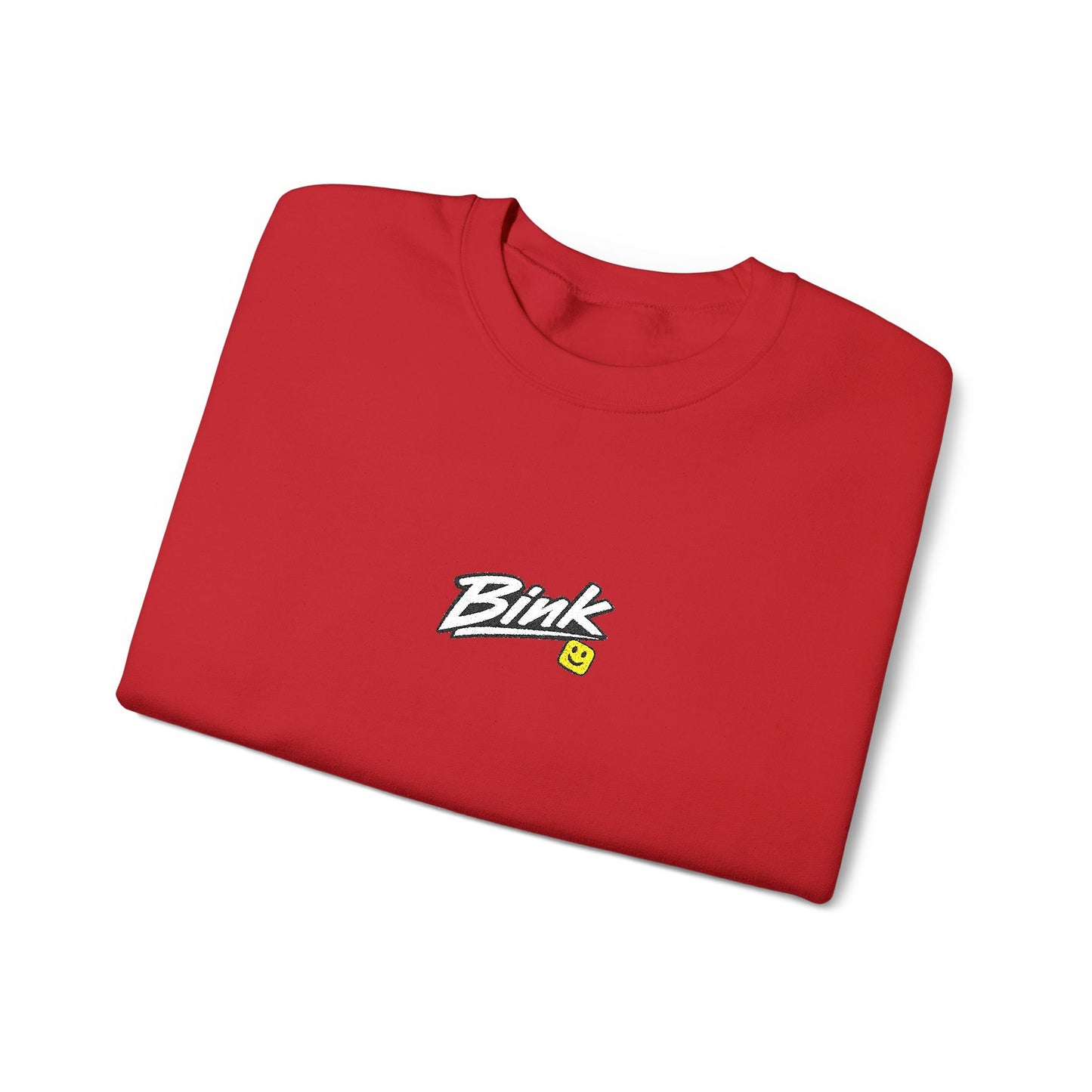 Crewneck Sweatshirt — Embroidered "Bink" Logo