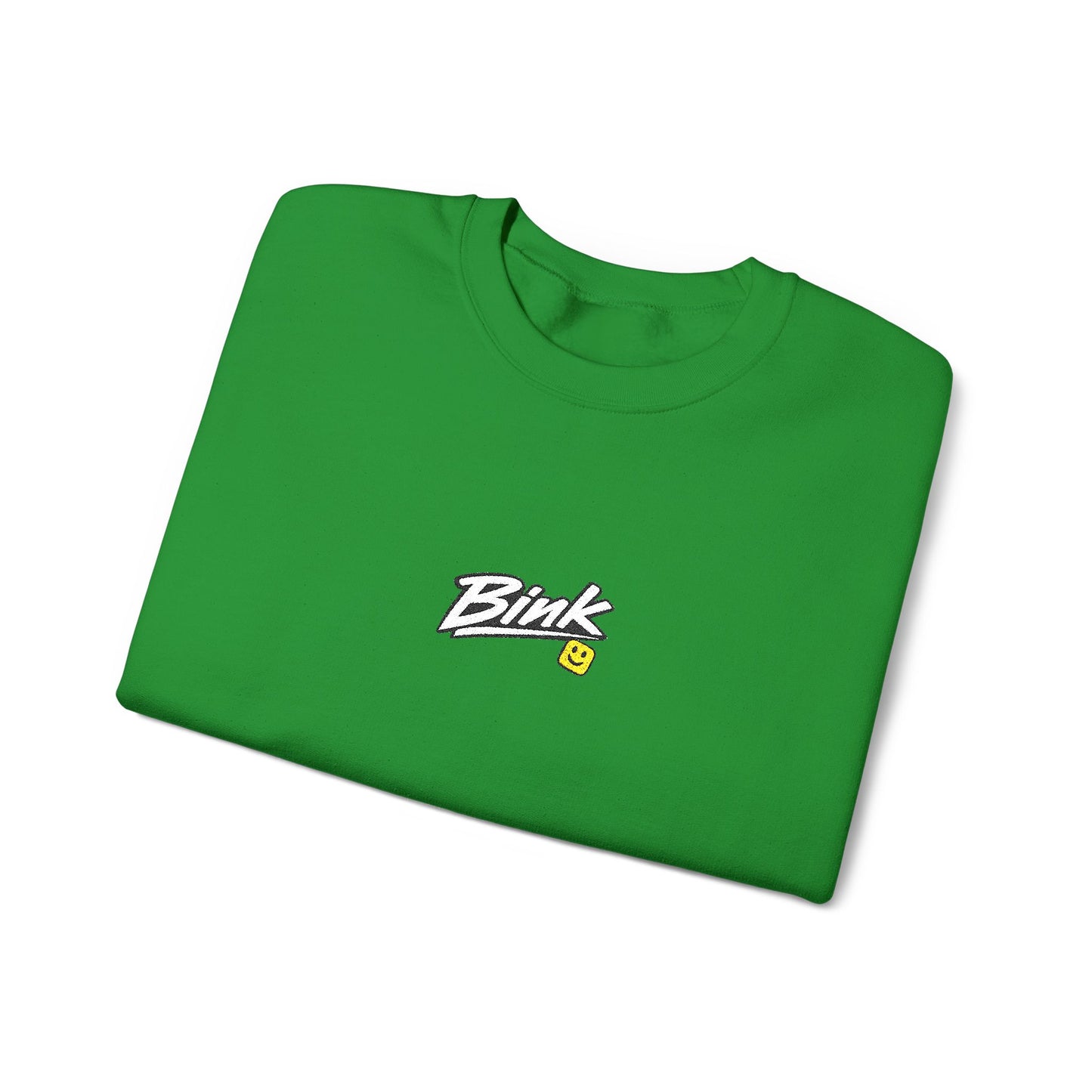 Crewneck Sweatshirt — Embroidered "Bink" Logo