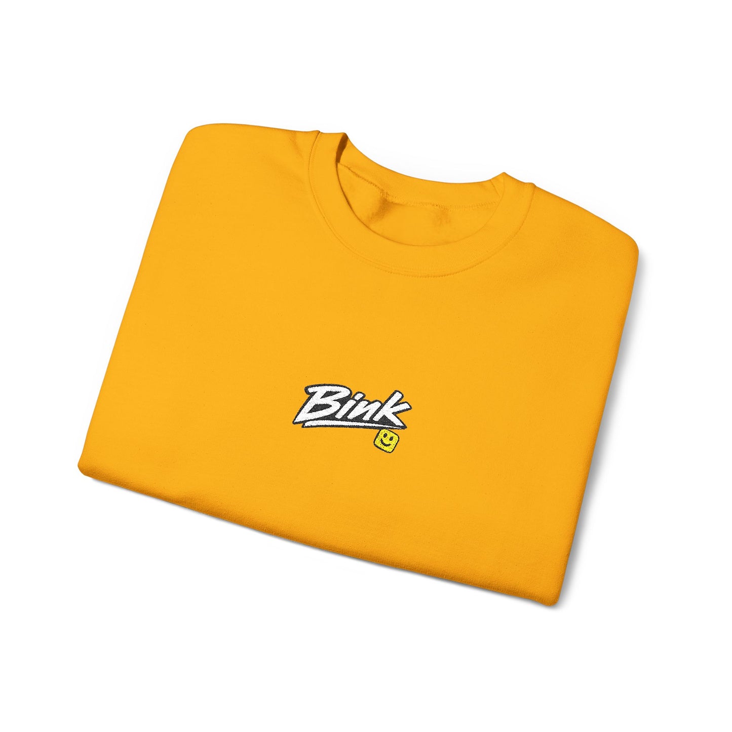 Crewneck Sweatshirt — Embroidered "Bink" Logo