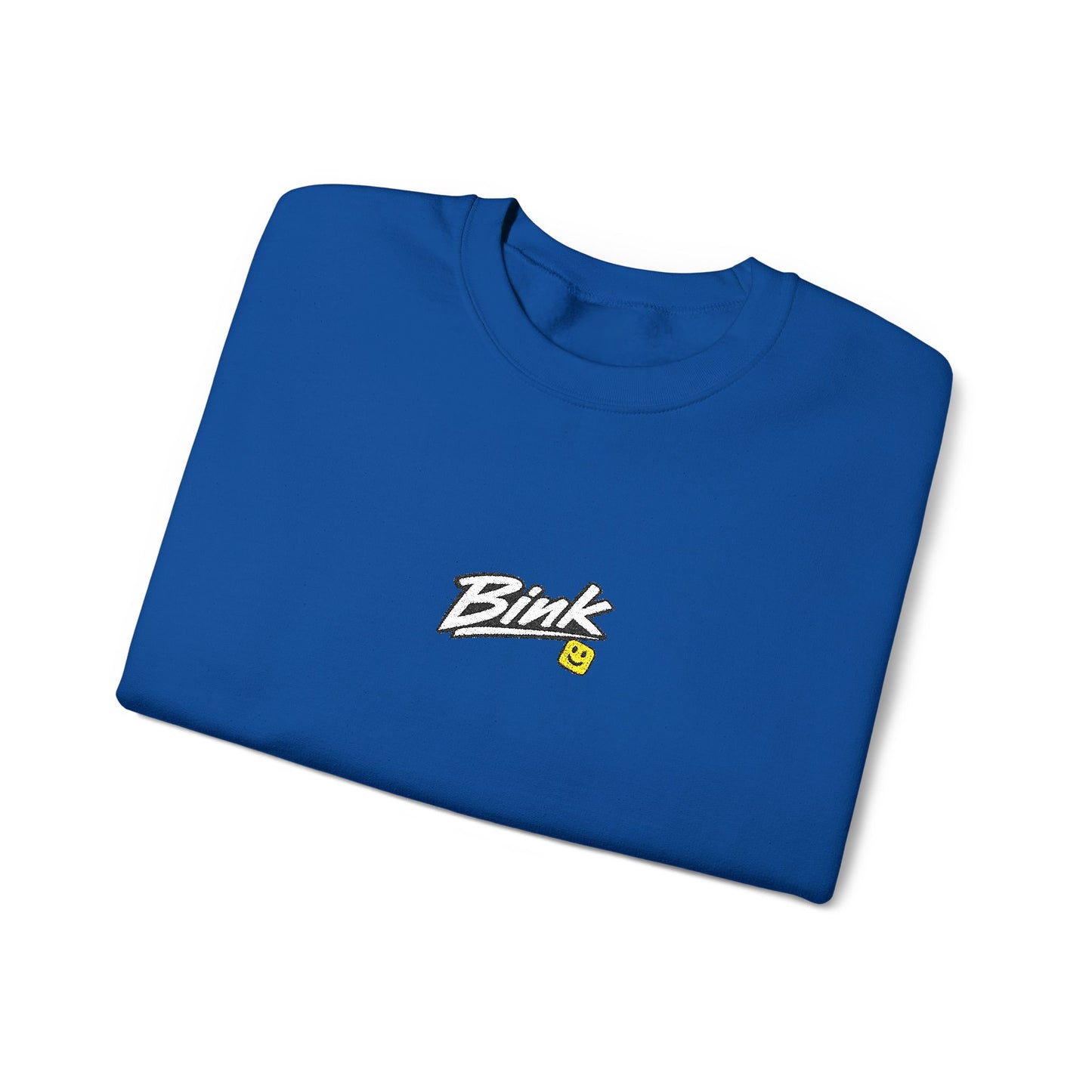 Crewneck Sweatshirt — Embroidered "Bink" Logo
