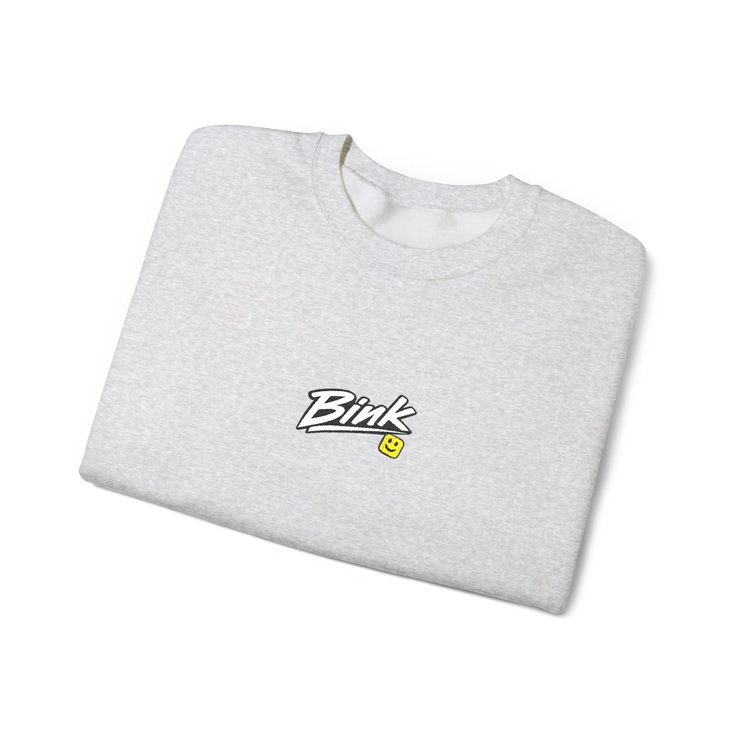 Crewneck Sweatshirt — Embroidered "Bink" Logo