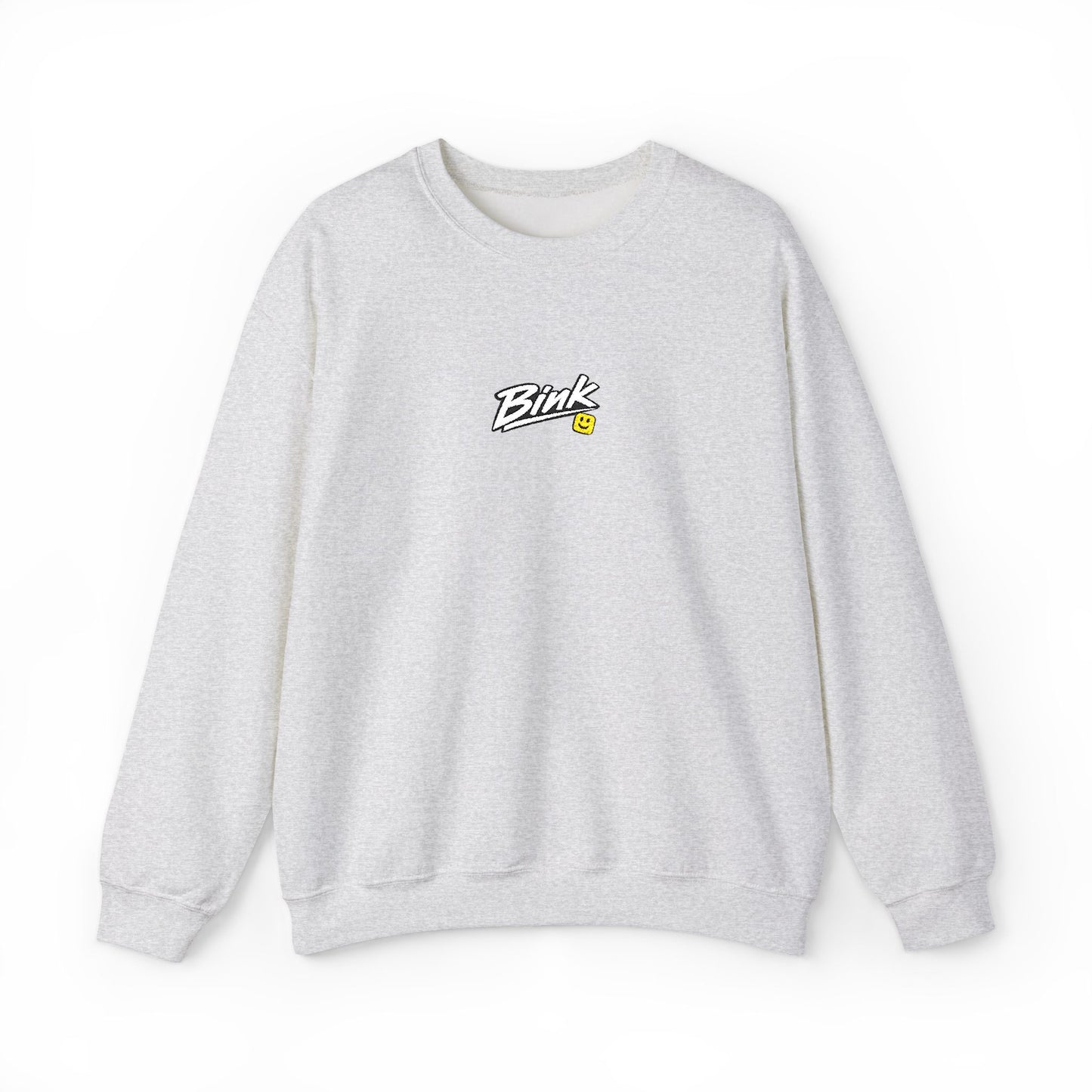 Crewneck Sweatshirt — Embroidered "Bink" Logo