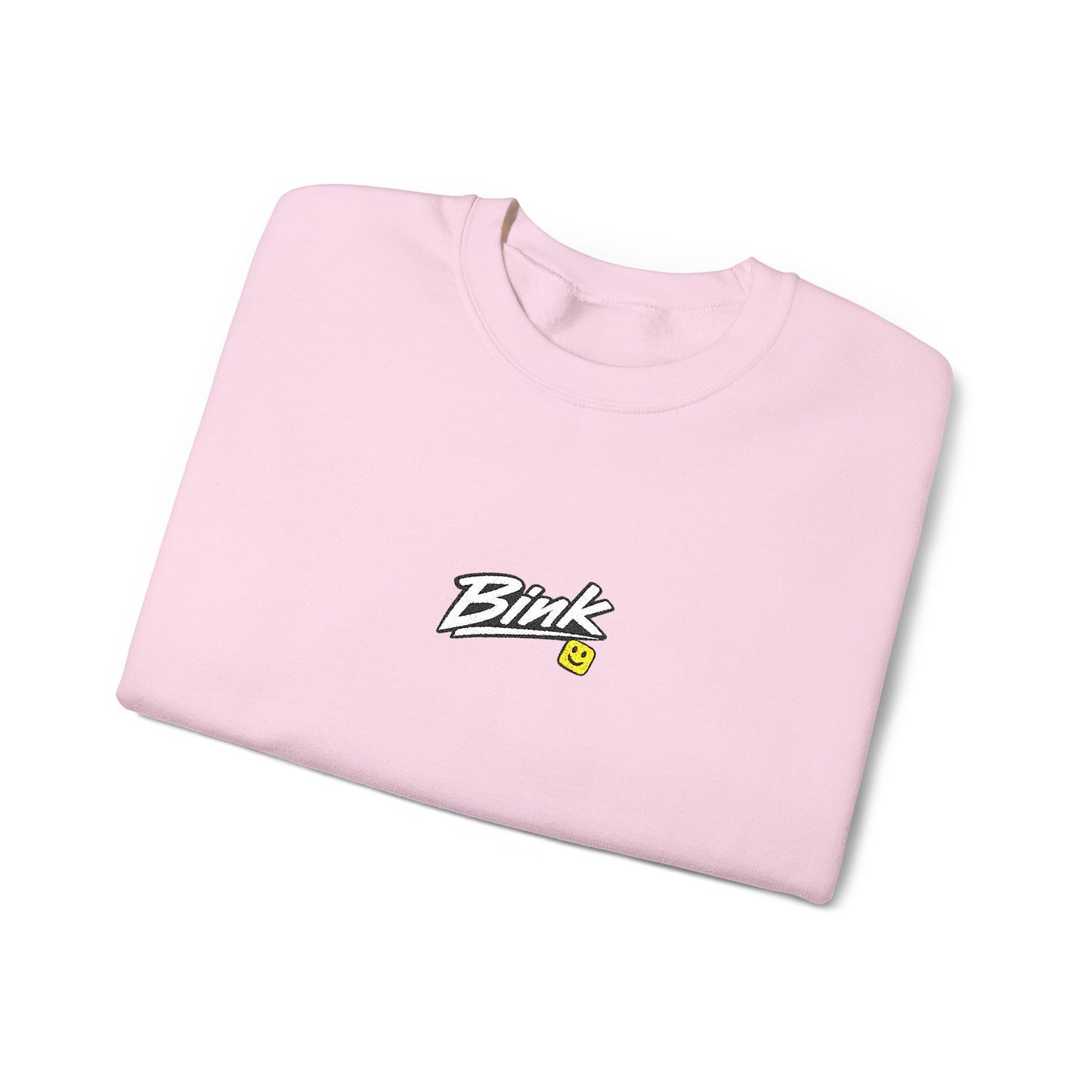 Crewneck Sweatshirt — Embroidered "Bink" Logo