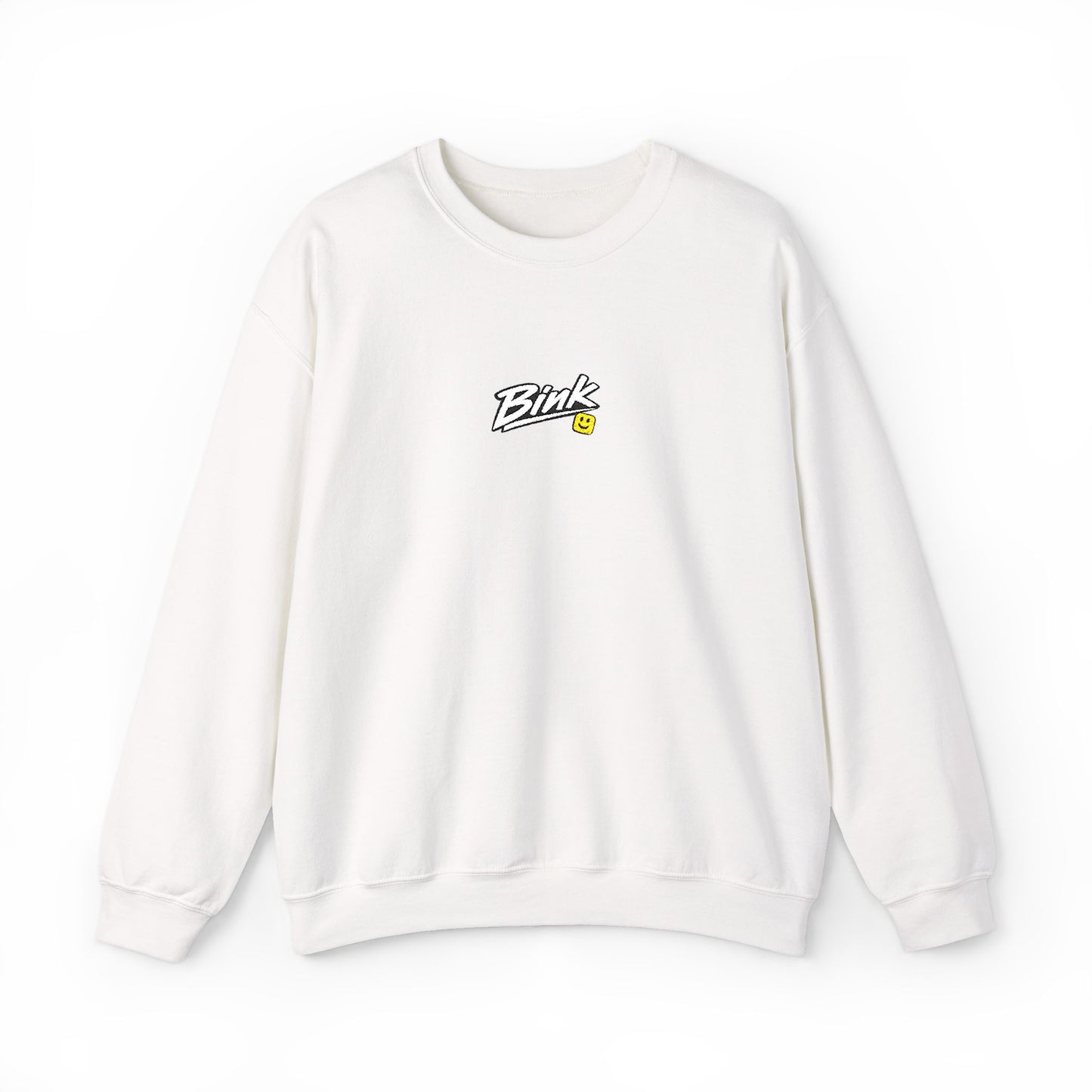 Crewneck Sweatshirt — Embroidered "Bink" Logo