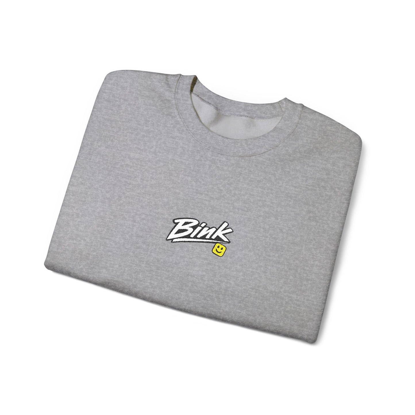 Crewneck Sweatshirt — Embroidered "Bink" Logo