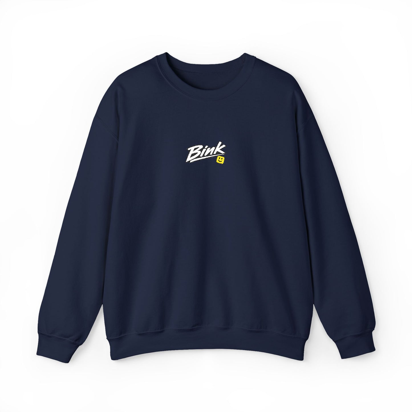 Crewneck Sweatshirt — Embroidered "Bink" Logo