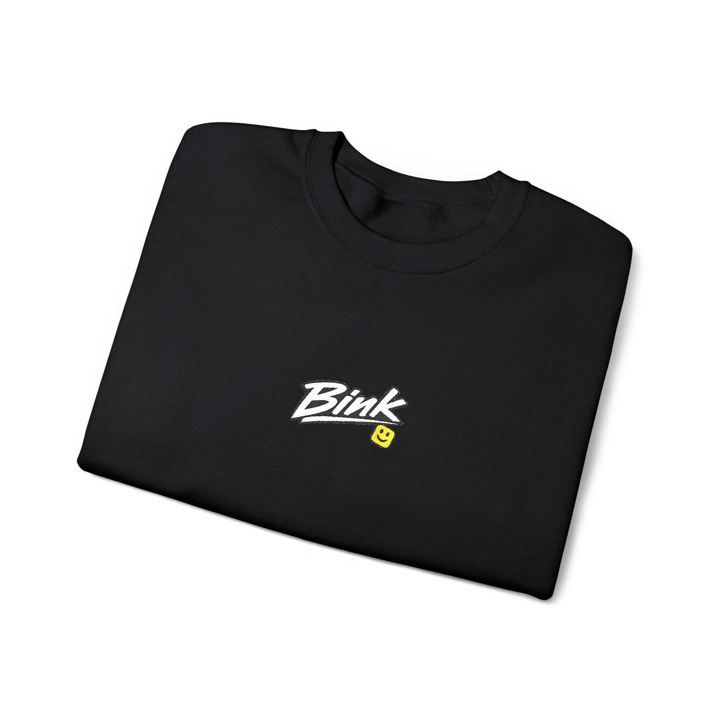 Crewneck Sweatshirt — Embroidered "Bink" Logo