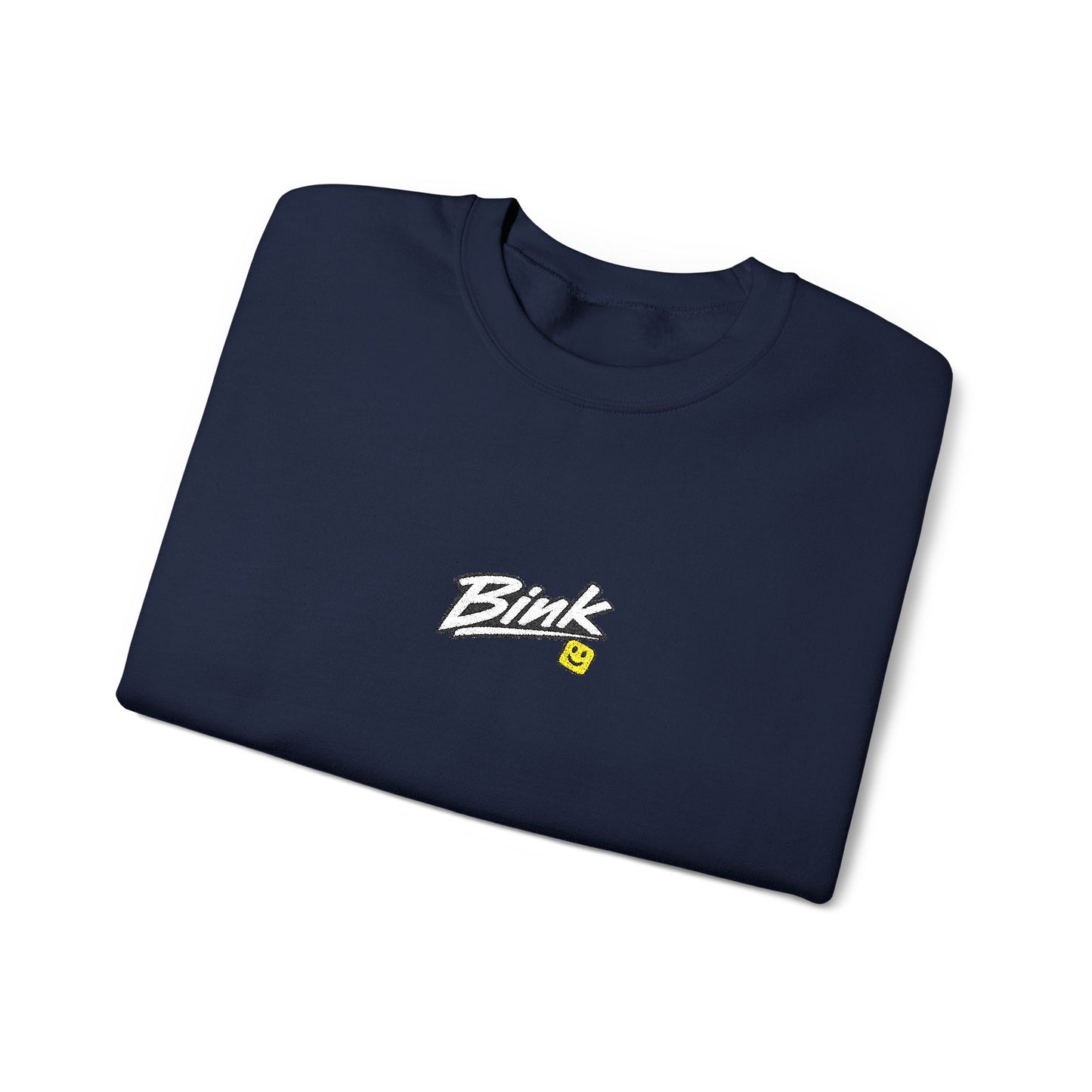 Crewneck Sweatshirt — Embroidered "Bink" Logo