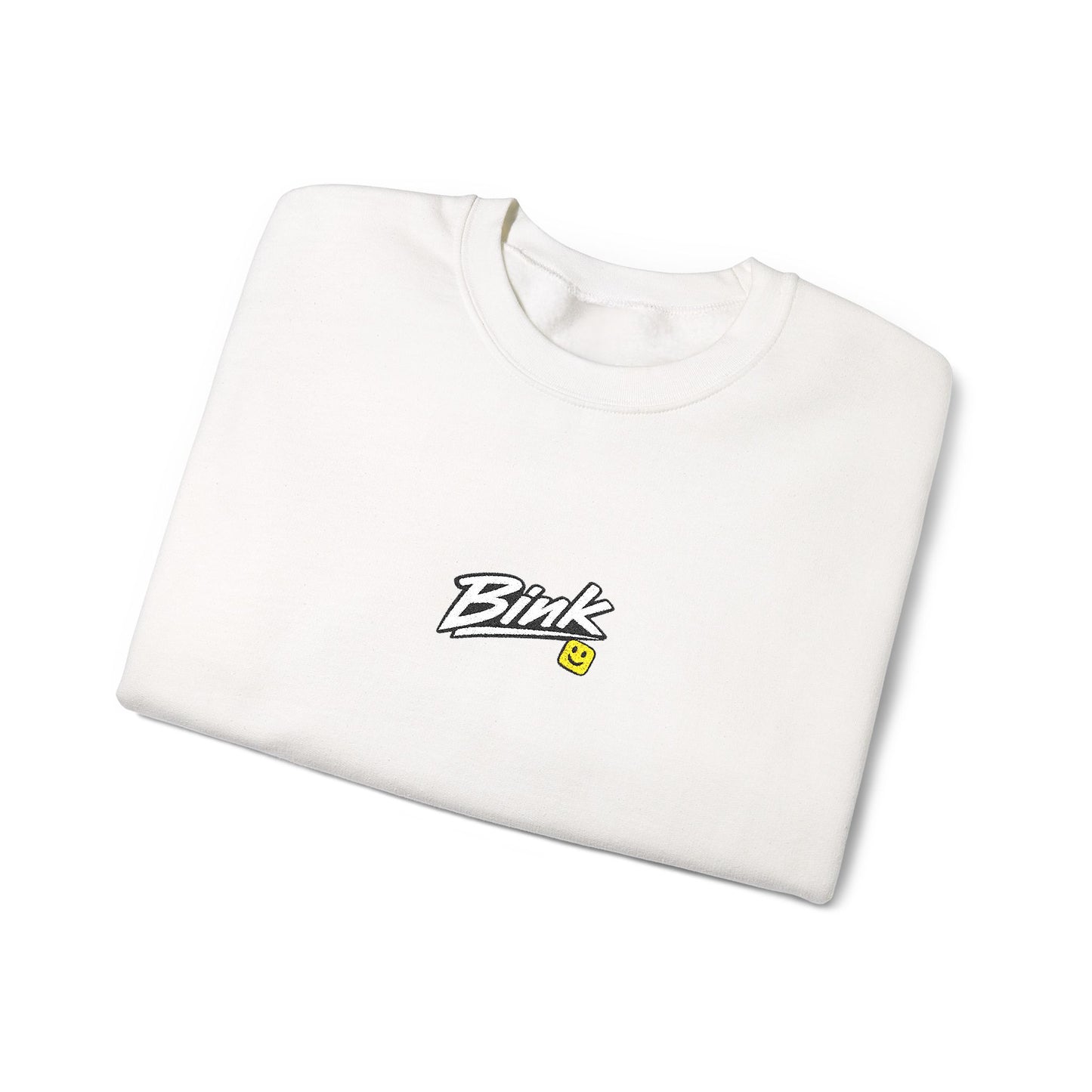 Crewneck Sweatshirt — Embroidered "Bink" Logo